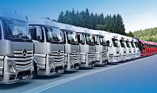 トラックの写真